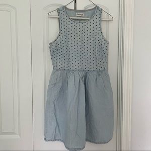 Madewell Chambray Eyelet Dress